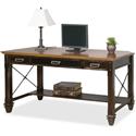 Martin Hartford Writing Desk - 3-Drawer - 31" Height x 60" Width x 28" Depth - Total Drawer(s): 3 - 1 Shelve(s) - Material: Wood Veneer - Finish: Vintage Black - AC Power Outlet, USB Connection - For Keyboard, Pencil, Home Office, Decoration - 1 Each