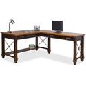 Martin Hartford Right Hand Facing Open L-Shaped Desk - 4-Drawer - 31" Height x 60" Width x 75.5" Depth - Total Drawer(s): 4 - Material: Wood Veneer - Finish: Vintage Black - AC Power Outlet, USB Connection - For Keyboard, Pencil, Home Office, Living 