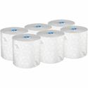 Scott Pro High-Capacity Hard Roll Towels with Elevated Design and Absorbency Pockets - 7.50" Width x 1150 ft Length - White, Blue - 6 / Carton