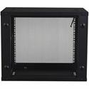 APC by Schneider Electric NetShelter WX 9U Wall Mount Cabinet - For Patch Panel, LAN Switch - 9U Rack Height x 19" Rack Width x 12.95" Rack Depth - Wall Mountable - Black - 200.42 lb Static/Stationary Weight Capacity