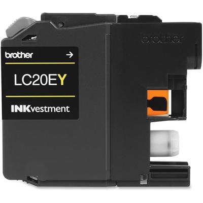 Brother LC-20EY Inkjet Ink Cartridge - Yellow - 1 Each - 1200 Pages