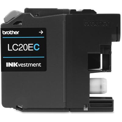 Brother LC-20EC Inkjet Ink Cartridge - Cyan - 1 Each - 1200 Pages