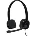 Logitech Stereo Headset H151 - Stereo - Mini-phone (3.5mm) - Wired - 22 Ohm - 20 Hz to 20 kHz - Over-the-head - Binaural - Supra-aural - 5.90 ft Cable - Noise Canceling - Black