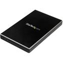 StarTech.com Drive Enclosure SATA/600 - USB 3.1 Micro-B Host Interface - UASP Support External - Black - TAA Compliant - 1 x HDD Supported - 1 x SSD Supported - 1 x Total Bay - 1 x 2.5" Bay - Aluminum