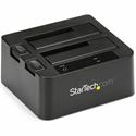 StarTech.com Drive Dock SATA/600 - USB 3.1 Type B Host Interface - UASP Support External - Black - 2 x HDD Supported - 2 x SSD Supported - 2 x Total Bay - 2 x 2.5"/3.5" Bay - Plastic