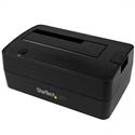 StarTech.com Drive Dock SATA/600 - USB 3.1 Type B Host Interface - UASP Support External - Black - 1 x Total Bay - 1 x 2.5"/3.5" Bay - Plastic