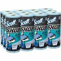 Scott Glass Cleaning Shop Towels - 90 Sheets/Roll - Blue - 1 Carton