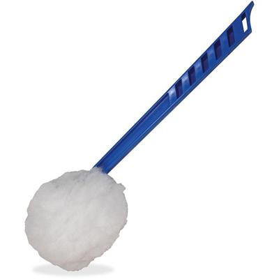 Impact Deluxe Toilet Bowl Mop - 5.75" Height Head - 12" Length Polypropylene Handle - Acid Resistant, Lightweight, Fatigue-free - Blue, White - 100 / Carton