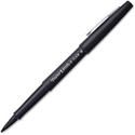 Paper Mate Flair Medium Point Porous Markers - 1.4 mm Medium Bullet Pen Point - Black Ink - Water Based - Black Barrel - Felt Tip - 36 / Pack