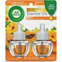 Air Wick Papaya Scented Oil - Oil - 0.7 fl oz (0 quart) - Hawaii Exotic Papaya, Hibiscus Flower - 60 Day - 1 Pack