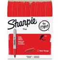 Sharpie Pen-style Permanent Marker - Fine Marker Point - Red Ink - Alcohol Based - 36 / Pack