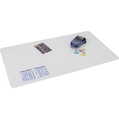 Artistic Krystal Antimicrobial Desk Pad - 22" Width x 17" Depth - Polyvinyl Chloride (PVC) - Clear