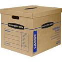Bankers Box SmoothMove Moving Boxes - Internal Dimensions: 17" Width x 21" Depth x 17" Height - External Dimensions: 17.6" Width x 22.3" Depth x 17.4" Height - Lift-off Closure - Corrugated Paper - Kraft - Recycled - 5 / Carton