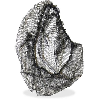 Genuine Joe Black Nylon Hair Net - Recommended for: Food Handling, Food Processing - Large - 21" Stretched Diameter - Contaminant Protection - Nylon - Black - Comfortable, Lightweight, Durable, Tear Resistant - 1 Pack