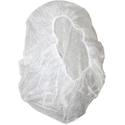 Genuine Joe Nonwoven Bouffant Cap - Recommended for: Hospital, Laboratory - Large - 21" Stretched Diameter - Contaminant Protection - Polypropylene - White - Lightweight, Comfortable, Elastic Headband - 1 Pack