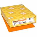 Exact Brights&reg; Smooth Colored Paper - Orange - Letter - 8 1/2" x 11" - 50 lb Basis Weight - Smooth - Printable, Lignin-free, Acid-free - Bright Orange - 1 Pack