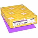 Exact Brights&reg; Smooth Colored Paper - Purple - Letter - 8 1/2" x 11" - 50 lb Basis Weight - Smooth - Printable, Lignin-free, Acid-free - Bright Purple - 1 Pack
