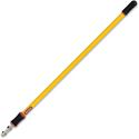 Rubbermaid Commercial 4'-8' Quick Connect Extension Pole - 96" Length x 1.40" Diameter - Yellow - Aluminum - 1 Each