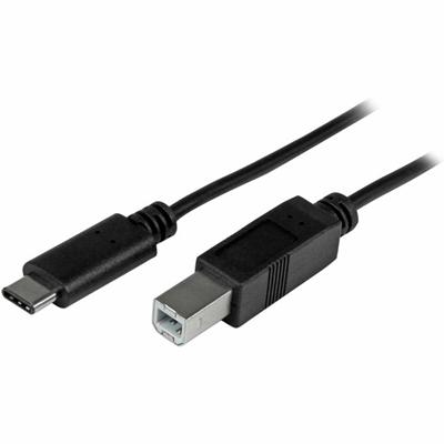 StarTech.com 1m (3ft) USB-C to USB-B Cable - M/M - USB 2.0 - USB Type-C to USB Type-B Cable - 3.28 ft USB-C/USB-B Data Transfer Cable for Printer, Notebook, Desktop Computer - First End: 1 x 4-pin USB 2.0 Type B - Male - Second End: 1 x 24-pin USB 2.