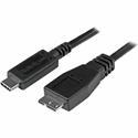 StarTech.com USB-C to Micro-B Cable - M/M - 1m (3ft) - USB 3.1 (10Gbps) - 3.28 ft USB Data Transfer Cable for Tablet, Portable Hard Drive, Storage Device, Dock, Notebook, Peripheral Device, Desktop Computer - First End: 1 x 24-pin USB 3.1 Type C - Ma