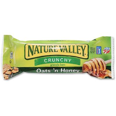 NATURE VALLEY Oats/Honey Granola Bar - Oats 'n Honey - 1.50 oz - 18/Box - 6 / Carton