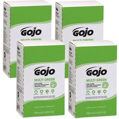 Gojo&reg; Multi Green Hand Cleaner - Citrus Scent - 2.11 quart - Soil Remover, Dirt Remover, Kill Germs - Hand - Green - Non-abrasive - 4 / Carton