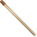 Impact Screw-type Wood Handle - 54" Length x 1" Diameter - Natural - Hardwood, Plastic - 1 Each