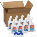 Spic and Span Disinfecting All Purpose Spray - For Multipurpose - 32 fl oz (1 quart) - Fresh Scent - Recommended For: Grease Remover, Bacteria Remover, Virus Remover, Germs Remover - Heavy Duty, Disinfectant, Anti-bacterial - Light Blue - 8 / Carton