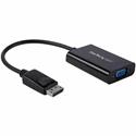 StarTech.com DisplayPort to VGA Adapter with Audio - DP to VGA Converter - 1920x1200 - 1 x 20-pin DisplayPort 1.2 Digital Audio/Video - Male - 1 x 15-pin HD-15 - Female, 1 x Mini-phone Audio - Female, 1 x 5-pin Micro USB Type B - Female - Black - 1 E