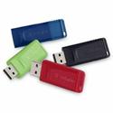 Verbatim 16GB Store 'n' Go USB Flash Drive - 4pk - Red, Green, Blue, Black - 16 GB - USB 2.0 Type A - Lifetime Warranty - 1 Pack - TAA Compliant