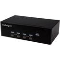 StarTech.com 4-port KVM Switch With Dual VGA - USB 2.0 - 4 Computer(s) - 1 Local User(s) - 1920 x 1200 - 8 x USB - 10 x VGA - TAA Compliant