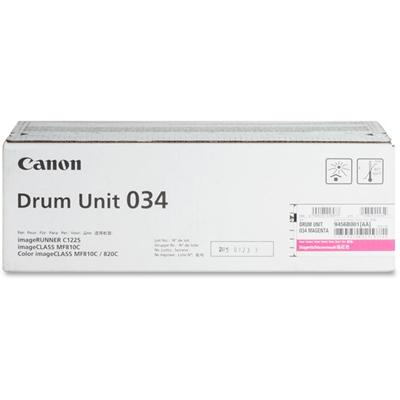 Canon DRUM034 Drum Unit - Laser Print Technology - Magenta - 1 Each
