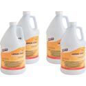 Genuine Joe Lemon Dish Detergent Gallon - For Multipurpose - 128 fl oz (4 quart) - Lemon Scent - Recommended For: Grease Remover - Film-free - White - 4 / Carton