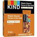 KIND Maple Glazed Pecan & Sea Salt Nut Bars - Gluten-free, Cholesterol-free, Non-GMO, Individually Wrapped - Maple Glazed Pecan & Sea Salt - 1.40 oz - 12 / Box