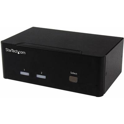 StarTech.com 2-Port KVM Switch with Dual VGA - USB 2.0 - 2 Computer(s) - 1 Local User(s) - 1920 x 1200 - 6 x USB - 6 x VGA - TAA Compliant