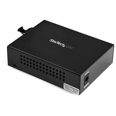 StarTech.com Gigabit Ethernet Fiber Media Converter - Compact - 850nm MM LC - 550m - 1 x Network (RJ-45) - 1 x LC Ports - DuplexLC Port - Multi-mode - 850 nm Fiber - Gigabit Ethernet - 10/100/1000Base-TX, 1000Base-LX, 1000Base-SX, 1000Base-T - 0.55 k