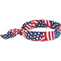Ergodyne Evaporating Cooling Bandana - Red, White, Blue