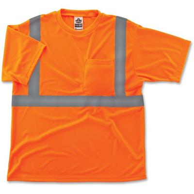 Ergodyne Class 2 Reflective Orange T-Shirt - Large Size
