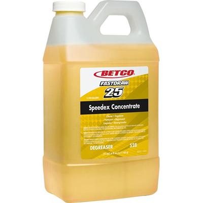 Betco Speedex FastDraw 25 Concentrate Heavy-Duty Degreaser - For Multi Surface - Concentrate - 67.6 fl oz (2.1 quart) - Lemon Scent - Light Amber - 1 Each