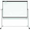 Quartet Prestige 2 Mobile Presentation Easel - 72" (6 ft) Width x 48" (4 ft) Height - White Painted Steel Surface - Graphite Frame - Rectangle - Magnetic - Assembly Required - 1 Each