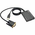 Tripp Lite series VGA to HDMI Converter / Adapter - Functions: Signal Conversion - 1920 x 1080 - VGA - USB - 1 Each - External
