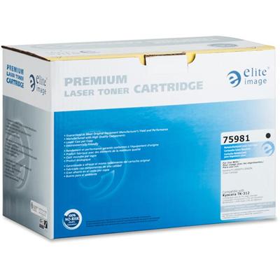 Elite Image Remanufactured Laser Toner Cartridge TK312 - Black - 1 Each - 12000 Pages