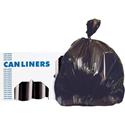Heritage AccuFit RePrime Can Liners - 23 gal/55 lb Capacity - 45" Length x 30" Width x 0.90 mil (23 Micron) Thickness - Black - Resin - Can - 25/Roll - 8 / Carton