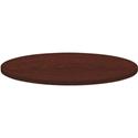 Lorell Hospitality Collection Tabletop - Round Top - 1" Table Top Thickness x 42" Table Top Diameter - Breakroom, Cafeteria - Assembly Required - High Pressure Laminate (HPL), Mahogany - Particleboard, Polyvinyl Chloride (PVC) - 1 Each