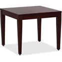 Lorell Solid Wood Corner Table - Square Top - Four Leg Base - 4 Legs - 23.60" Table Top Length x 23.60" Table Top Width - 20" Height x 23.63" Width x 23.63" Depth - Reception - Assembly Required - Solid Wood Frame Material - 1 Each