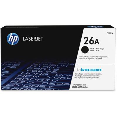 HP 26A Original Laser Toner Cartridge - Black - 1 Each - 3100 Pages