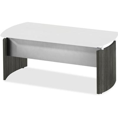Mayline Desk Base - 26" Height x 1" Width x 29.7" Depth x 1" Thickness - Beveled Edge - Finish: Gray Steel Laminate - Water Resistant, Stain Resistant, Abrasion Resistant, Durable, Modesty Panel, Leveling Glide - 1 Each
