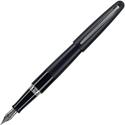 Pilot Metropolitan Collection Medium Nib Fountain Pen - Medium Pen Point - Refillable - Black Ink - Black Brass Barrel - Stainless Steel Tip - 1 Each