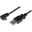 StarTech.com 1m Right-Angle Micro-USB 2.0 Charging Cable for Tablets and Phones - 3.28 ft USB/USB Micro-B Data Transfer Cable for Phone, Tablet, Mobile Device, Computer - First End: 1 x 4-pin USB 2.0 Type A - Male - Second End: 1 x 5-pin Micro USB 2.