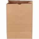 DURO Food Bag - Brown - Kraft, Paper - Grocery - 1 Carton